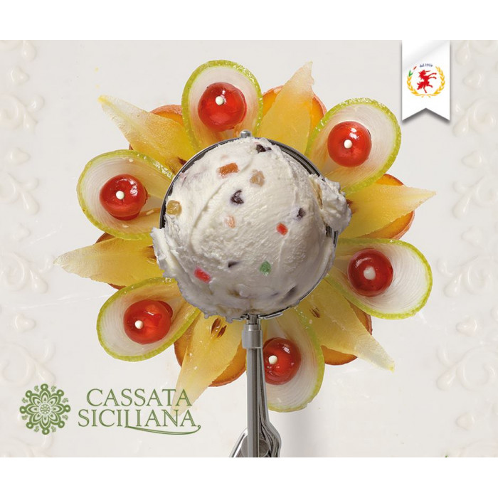 Gelq.it SICILIAN CASSATA PASTE WITH CANDIED FRUIT Elenka bucket of