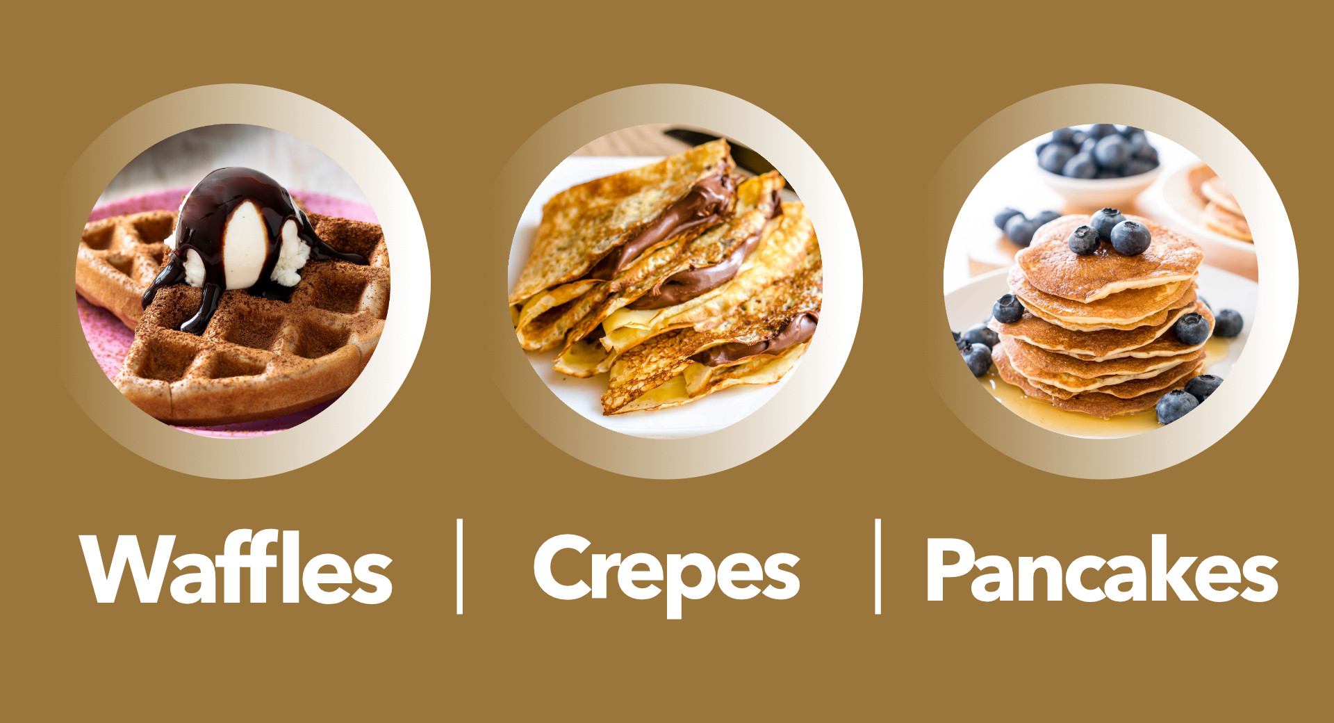 Tempo di dolci tentazioni con i Mix per Pancake, Waffle, Crepes e Taiyaki.