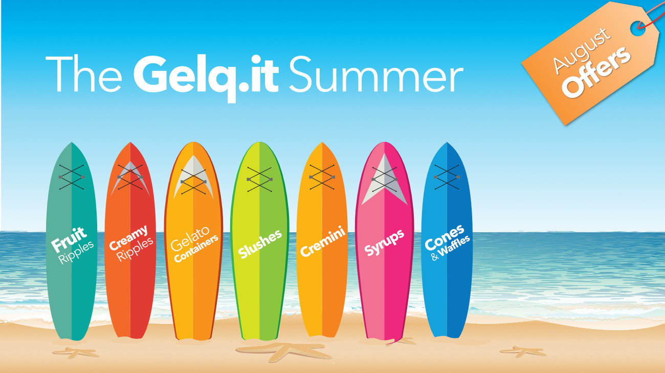 Your summer of creams and ripple sauces, only on Gelq.it