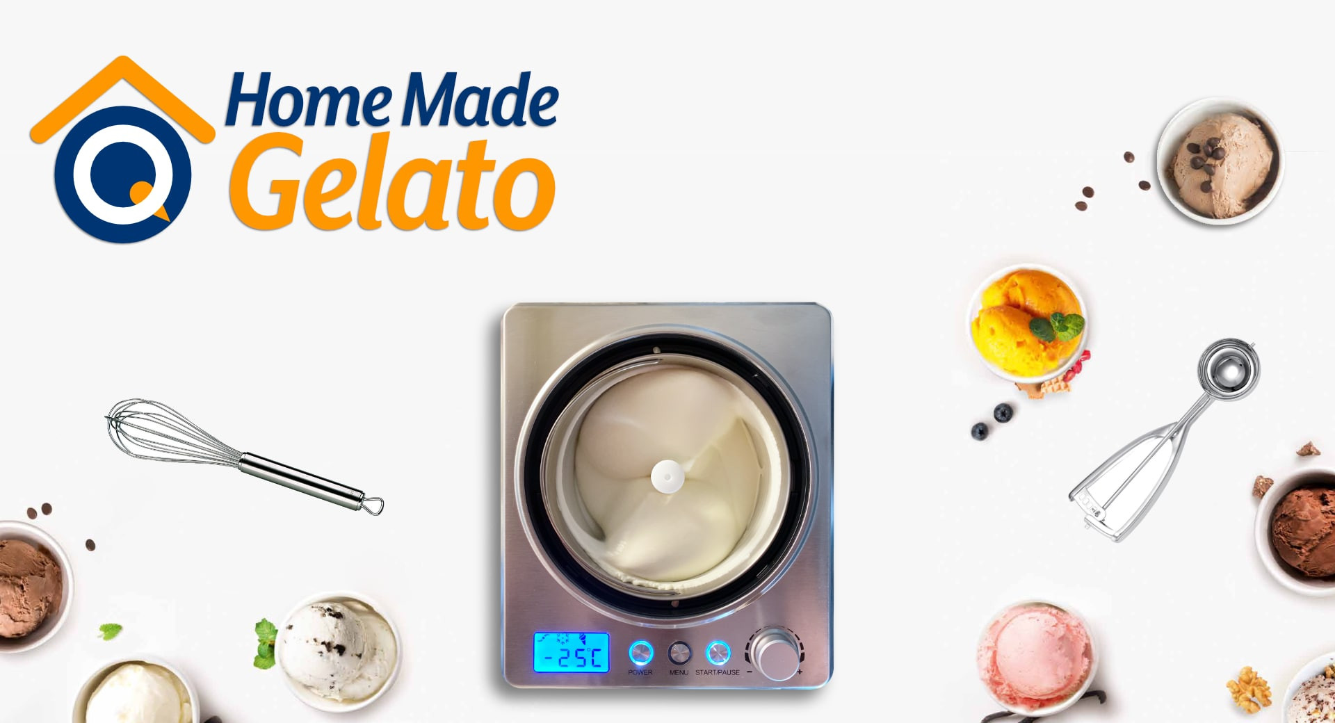 HOMEMADE GELATO THE ITALIAN WAY WITH GELQ HOME KIT