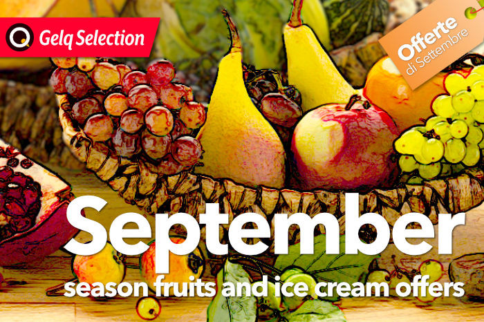 September, time for seasonal fruit, new products and offers for your ice cream parlour.