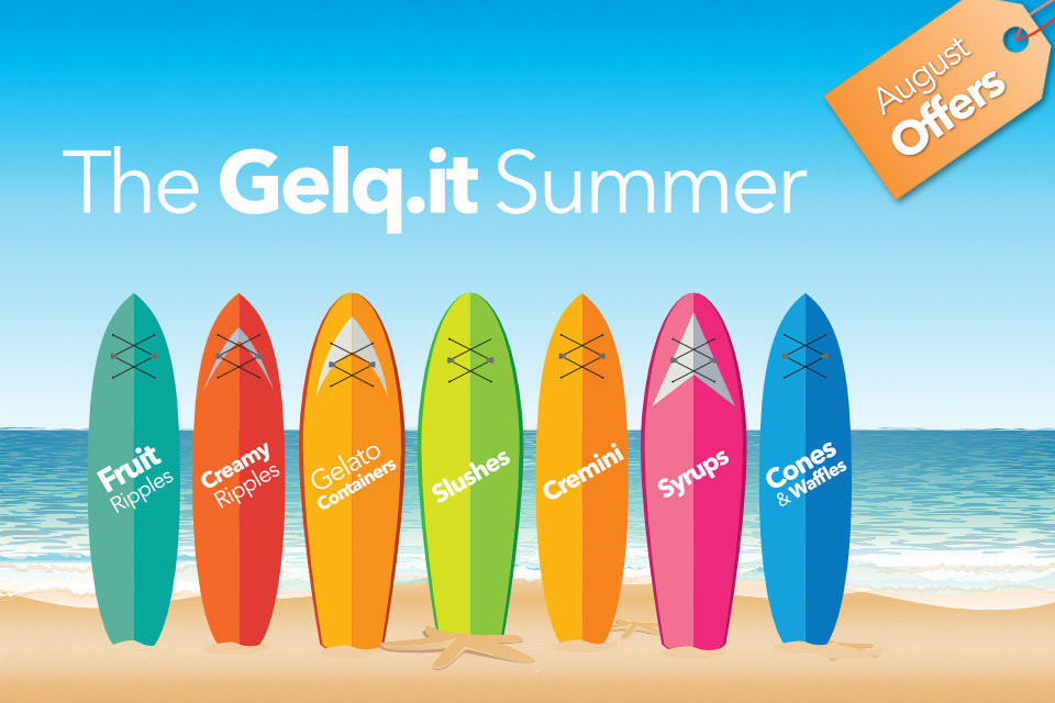 Your summer of creams and ripple sauces, only on Gelq.it