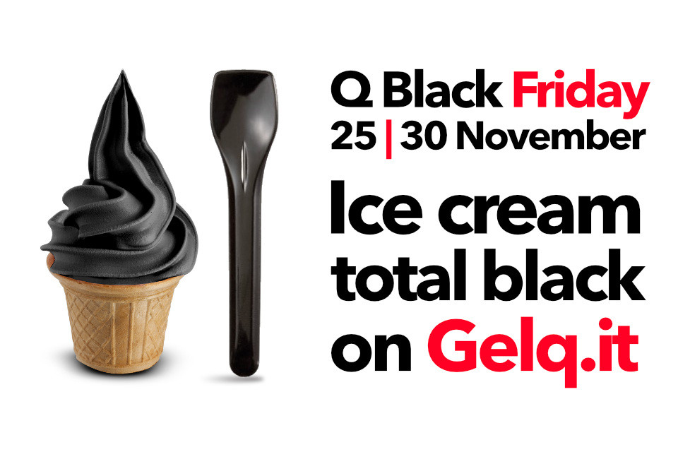 Q Black Friday Week di Gelq.it - Ice cream total Black !