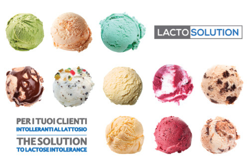 LACTOSOLUTION, a new solution to lactose intolerance in your ice cream parlour
