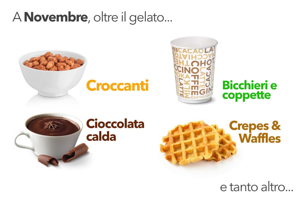 A novembre, oltre il gelato...