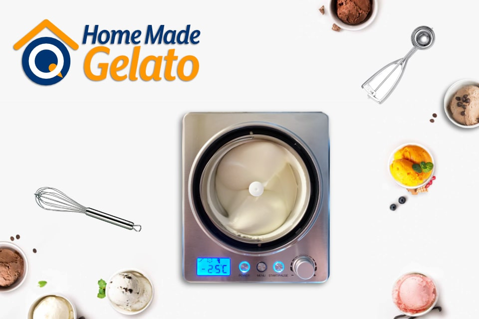 HOMEMADE GELATO THE ITALIAN WAY WITH GELQ HOME KIT